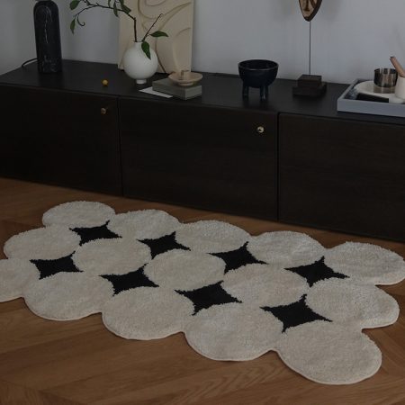 Nordic Ins Style Tufted Carpet Bedroom